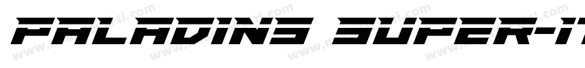 Paladins Super-Italic字体转换